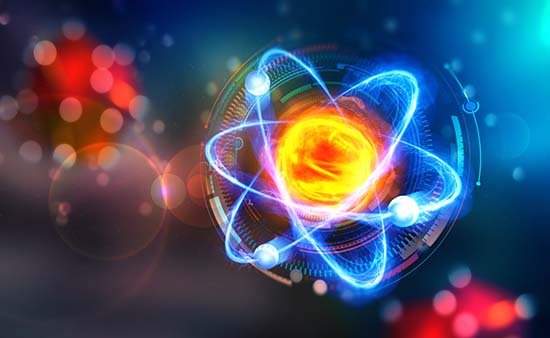 L'atome est lui-même composé d'un tourbillon d'énergie. 