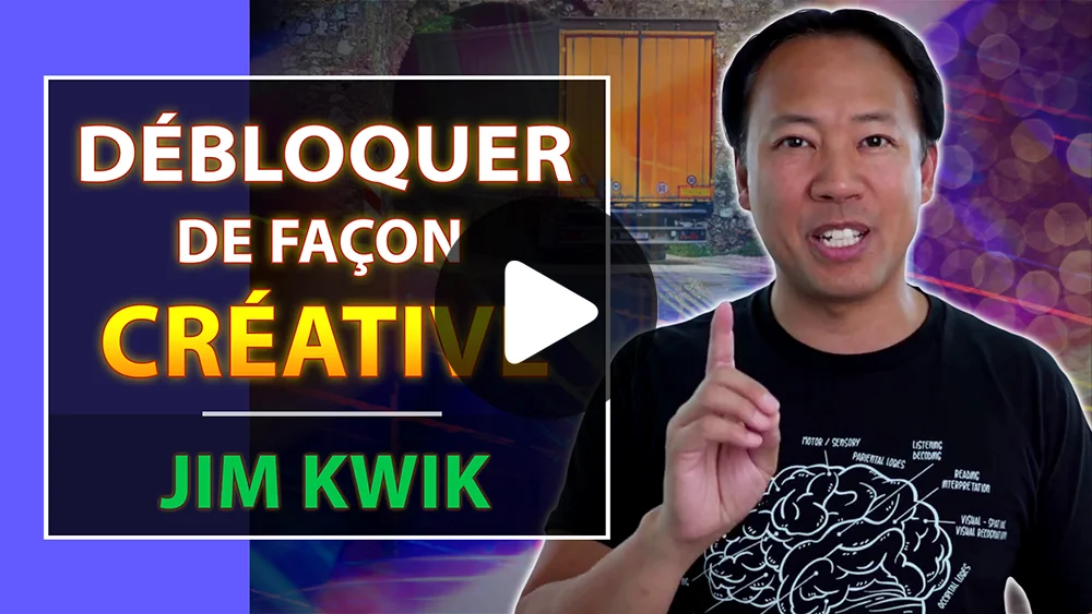 Jim Kwik en français – Miniature de la vidéo Comment se sortir de situations difficiles de façon créative